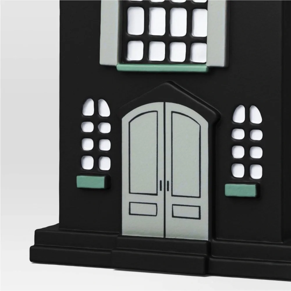 Halloween Mantel Wood House Black - Hyde & EEK! Boutique